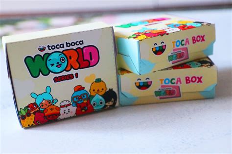 Toca Boca Life World Printable Template For Children Surprise Box 1