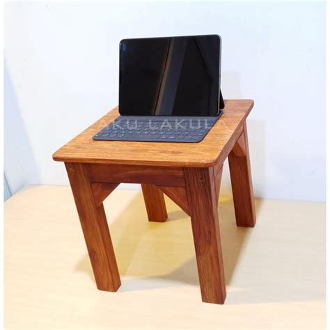 Jual Meja Ngopi Kayu Meranti Coffee Table Meja Sudut Serbaguna