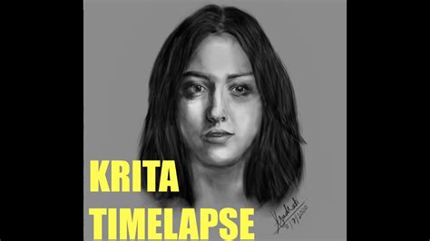 Krita Speedpaint Portrait Youtube