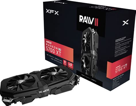 Best Buy XFX AMD Radeon RX 5700 XT RAW II 8GB GDDR6 PCI Express 4 0