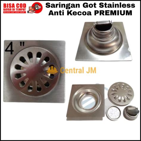 Jual Saringan Got Stainless Plat Tebal Premium Anti Kecoa