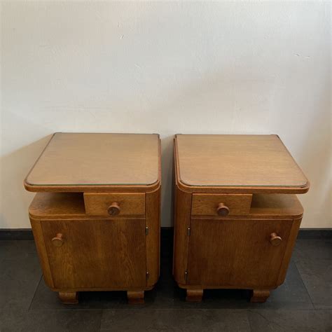 2xvintage Art Deco Nachtkastje 295 Whoppah