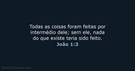 João 1 3 Versículo da Bíblia NVI DailyVerses net