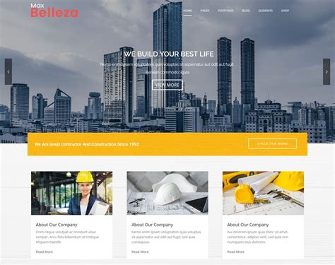 Construction Multipurpose Wordpress Themes Wordpress Themes