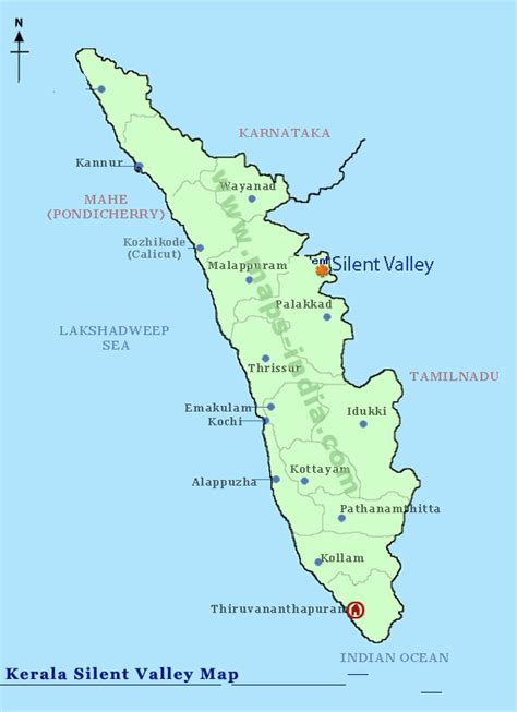 Silent Valley National Park Map - Connie Celestina