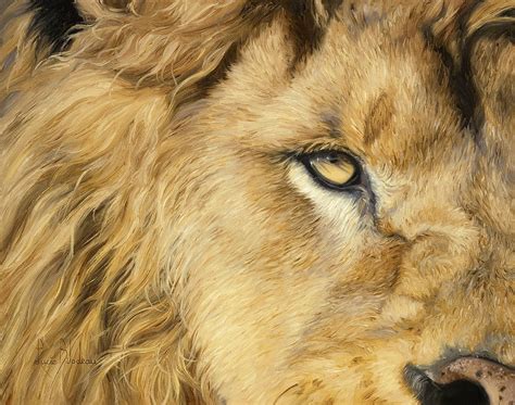 Lion Eyes Painting At Explore Collection Of Lion