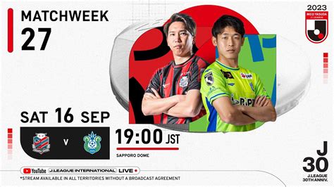 Live Hokkaido Consadole Sapporo Vs Shonan Bellmare Matchweek