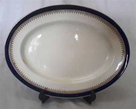 Bleu De Roi Sopeira Em Porcelana Inglesa De Cole O