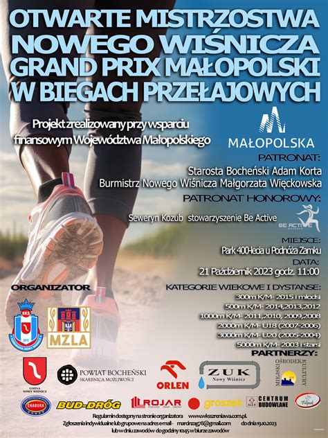 V Grand Prix Ma Opolski W Biegach Prze Ajowych Nowy Wi Nicz