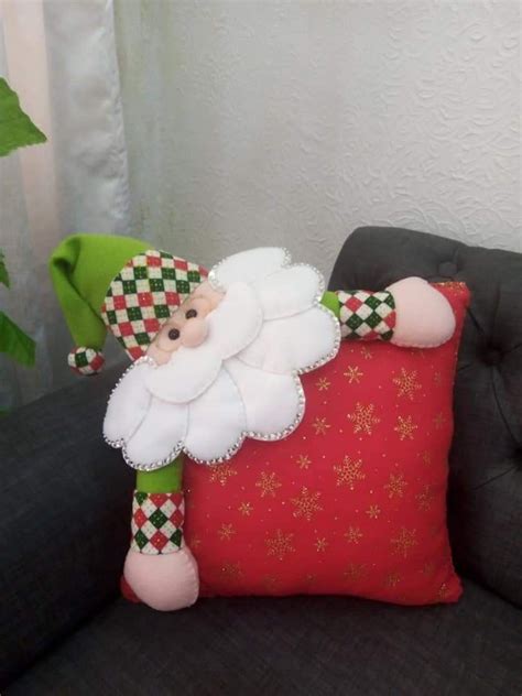 Pin On Artesan As Navide As Throw Pillows Christmas Homemade