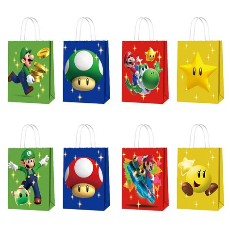 Buy Pcs Mario Gift Bag For Super Mario Birthday Party Supplies