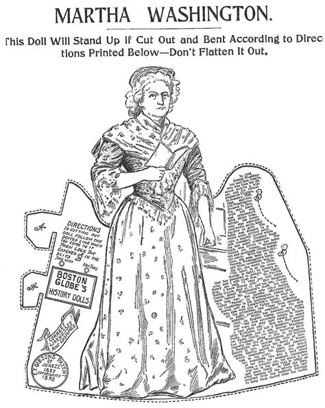 George And Martha Washington Coloring Pages