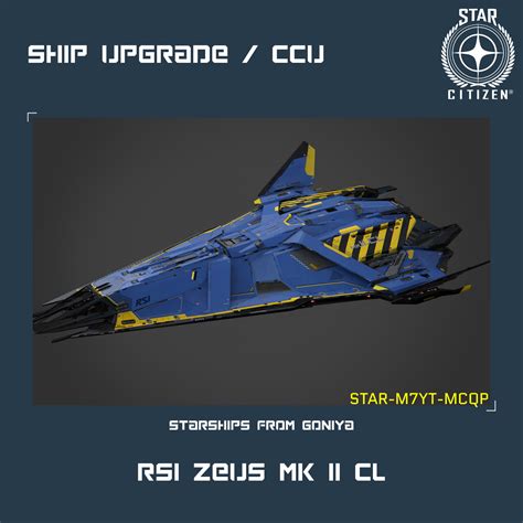 Star Citizen Rsi Zeus Mk Ii Cl Upgrade Ccu Ebay