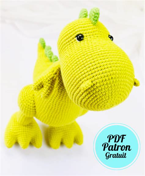 Titus Le T Rex Dinosaure Amigurumi Au Crochet Atelier Yuwaciaojp