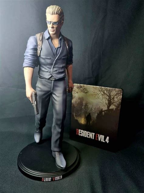 Resident Evil Remake Albert Wesker Statue Etsy Australia