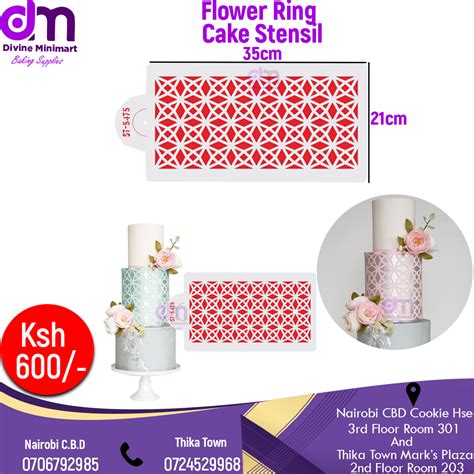 Best Flower Ring Cake Stensil In Kenya