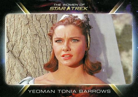 Yeoman Tonia Barrows Emily Banks On 2010 Women Of Star Trek Card 16