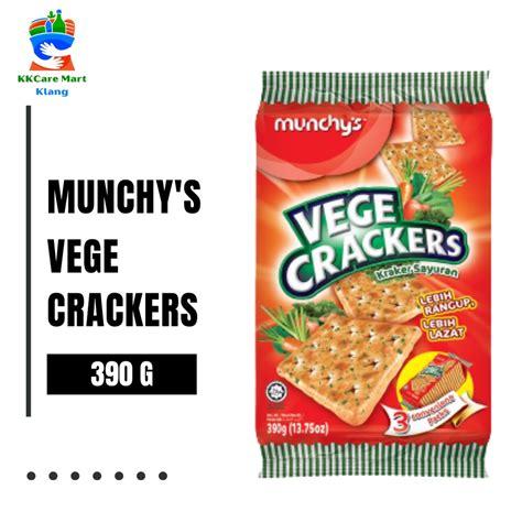 Munchys Vege Crackers Kraker Sayuran 390g Shopee Malaysia