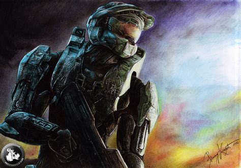 Master Chief Game Art Hq