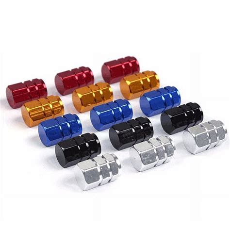 Pcs Colors Hexagonal Auto Car Tire Caps Covers Walmart