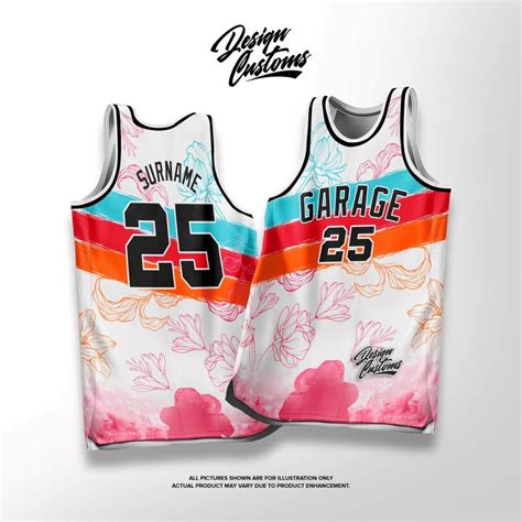 Free Customize Of Name And Number Only Garage Basketball Jersey Full