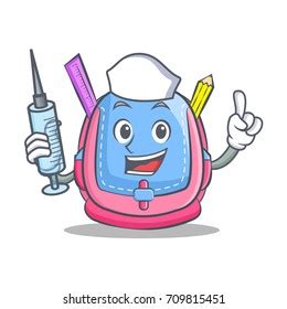 Nurse Ambu Bag Character Cartoon Stock Vector Royalty Free