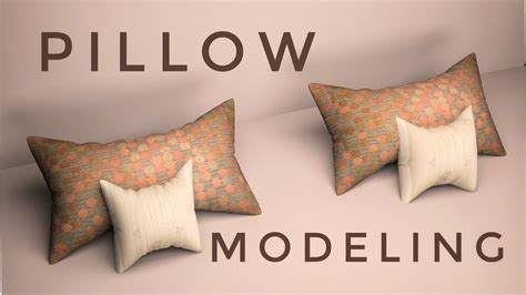 Realistic Pillow Tutorial Using Cloth Modifier In Dsmax Youtube