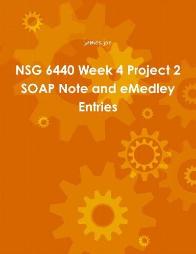 Nsg Week Project Soap Note And Emedley Entries