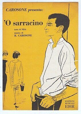 Spartito RENATO CAROSONE O Sarracino 1958 GUIDO CREPAX EBay