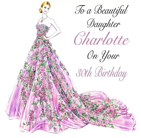 Personalised Birthday Card Daughter Granddaughter Sister Niece 18th 21st 30th £3 25 Picclick Uk