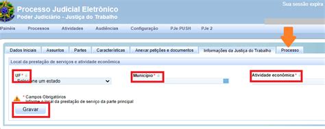 Como cadastrar petição inicial trabalhista no PJe Manual do Advogado