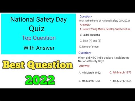 Best Safety Trivia Questions And Answers