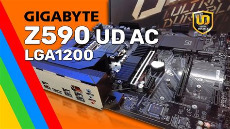 Motherboard Gigabyte Z590 Ud Ac Lga 1200 11th Gen Youtube