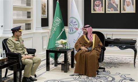 Coas Asim Munir Saudi Defence Minister Discuss Military Cooperation