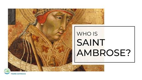 Who Is St Ambrose Youtube