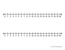 Number Line 1-20 – Free-printable-paper.com