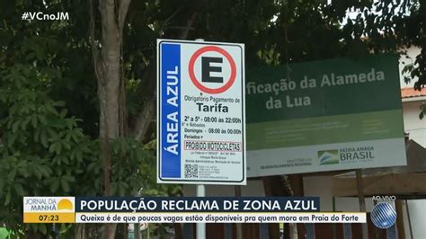 Moradores De Praia Do Forte Reclamam De Sistema Zona Azul Local