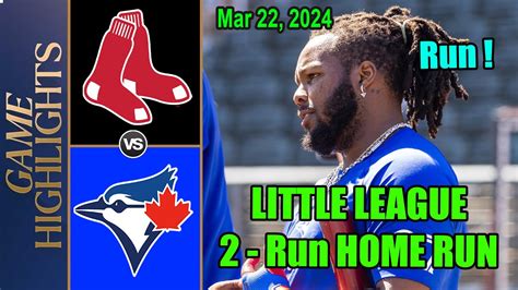 Blue Jays Vs Red Sox Highlights Spring Training 03222024 Mlb