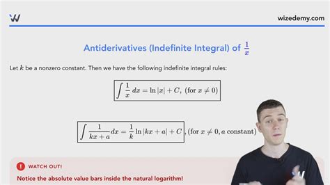 Antiderivatives Of Frac 1 X Wize University Calculus 1 Textbook Wizeprep