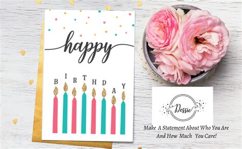 Mua Dessie Unique Happy Birthday Cards Gold Foil Birthday Cards