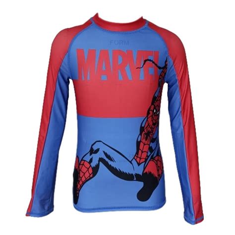 Traje de Baño Spiderman Talla 10 Sustentable de Manga Larga Diseño