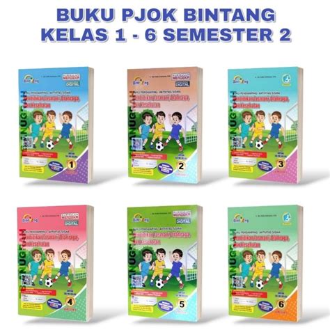 Jual ART L89W BUKU PJOK BINTANG KELAS 1 2 3 4 5 6 SEMESTER 2 KURIKULUM