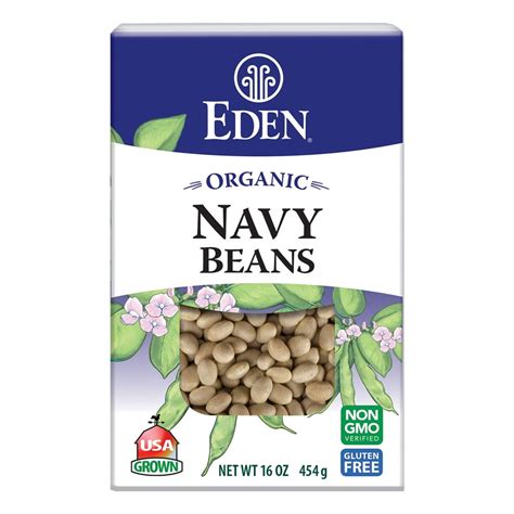 Eden Foods Organic Navy Beans 16 Oz Vitacost