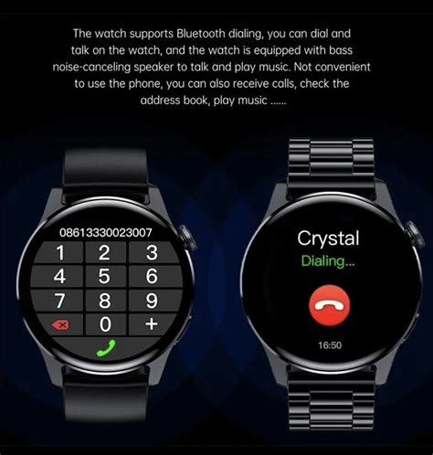 Smartwatch Herren Bluetooth Anruf Smartwatch Touch Screen Luxus