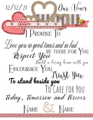 Free Wedding Vows Template Wedding Vows Generator