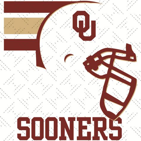 Oklahoma Sooners Helmet Svg Sport Svg Helmet Svg Stripe S Inspire