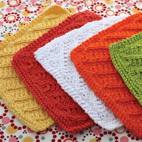 Free Printable Sugar And Cream Knit Dishcloth Pattern Learn How To Knit