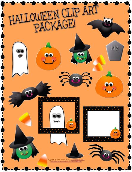 Mrs Orman S Classroom Cute Halloween Clip Art For Commercial Use