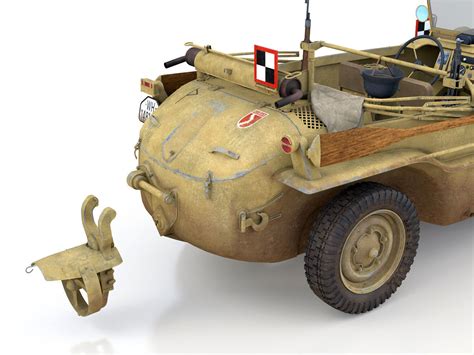 Vw Typ Schwimmwagen Armee Hq D Model Cgtrader