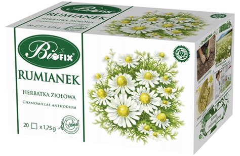 Herbata ziołowa Rumianek 20x1 75g Bifix 13024425601 Allegro pl